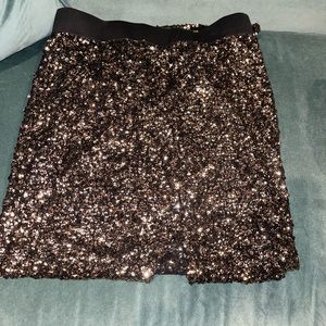 Sequin MIDI Skirt